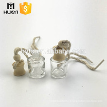 8ml cylinder shape clear empty car perfume bottle